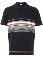 Osklen Striped Polo Shirt - Black