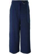 Proenza Schouler Wide Leg Culottes, Women's, Size: 4, Blue, Polyester/spandex/elastane/wool