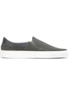 Hypnotic Yellow Slip-on Sneakers, Men's, Size: 43, Grey, Rubber/leather