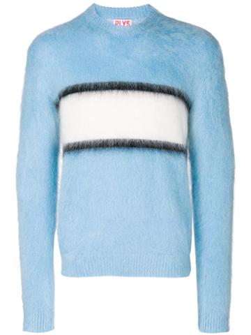 Plys Stripe Detail Jumper - Blue