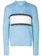 Plys Stripe Detail Jumper - Blue