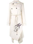 Monse Canvas Trench Coat - Neutrals
