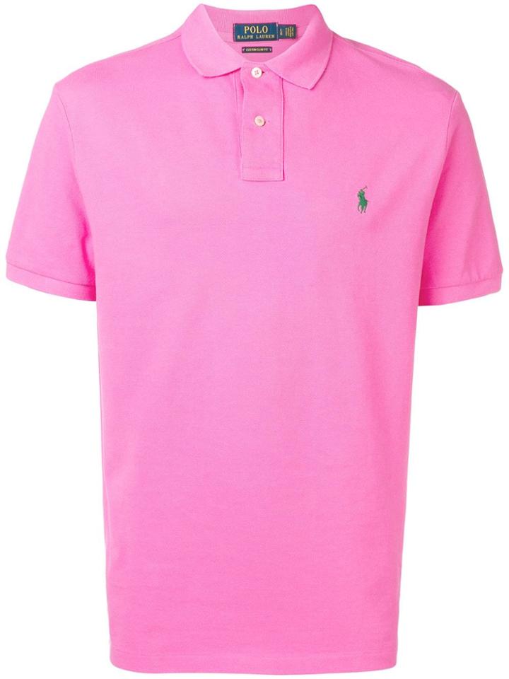 Polo Ralph Lauren Embroidered Logo Polo Shirt - Pink