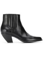 Golden Goose Leather Ankle Booties - Black