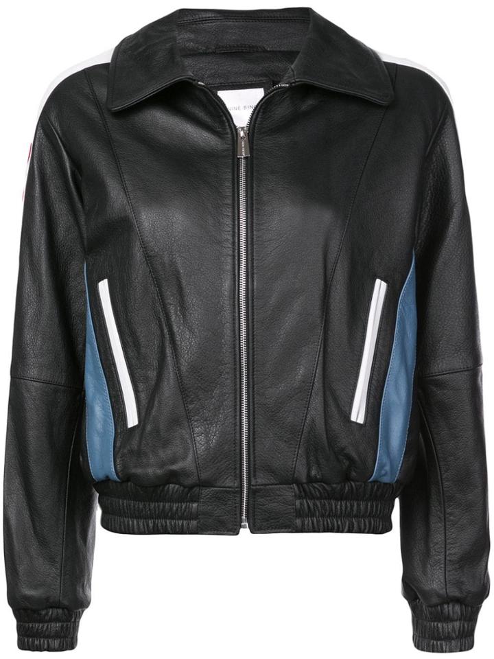 Anine Bing Logo Panel Jacket - Black