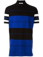 Givenchy Colour Block Polo Shirt, Men's, Size: S, Blue, Cotton