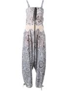 Chloé Daisy Chain Print Sleeveless Jumpsuit