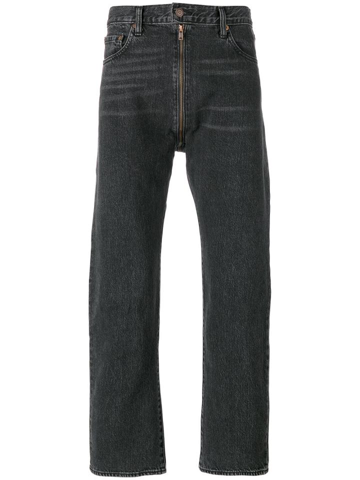 Vetements - 'vetements X Levi's' Subtle Flare Jeans - Men - Cotton - S, Black, Cotton