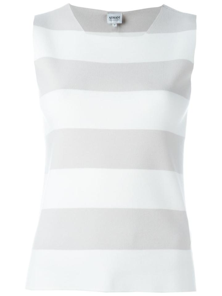 Armani Collezioni Striped Tank Top