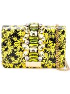 Gedebe Clicky Clutch, Women's, Yellow/orange, Calf Leather