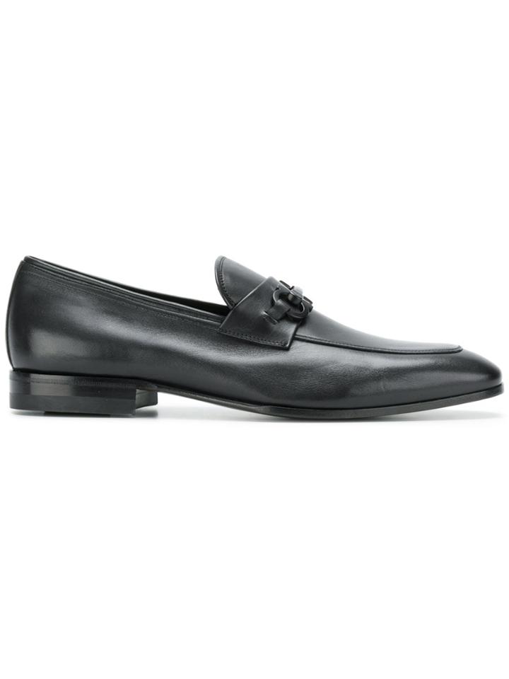 Salvatore Ferragamo Classic Gancio Loafers - Black
