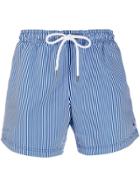 Champion Striped Swim Shorts - Blue
