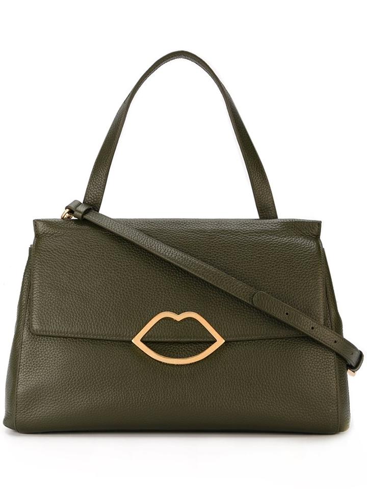 Lulu Guinness Large 'gertie' Tote, Women's, Green