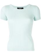 Paule Ka Short-sleeve Fitted Top - Green