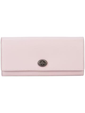 Coach Envelope Wallet - Pink & Purple