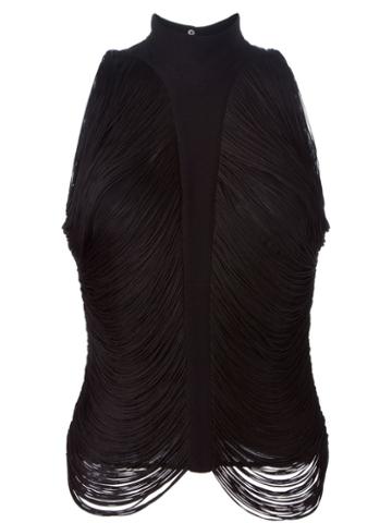 Thierry Mugler Vintage Fringed Top