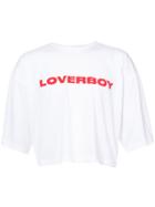 Charles Jeffrey Loverboy Loverboy Cropped T-shirt - White