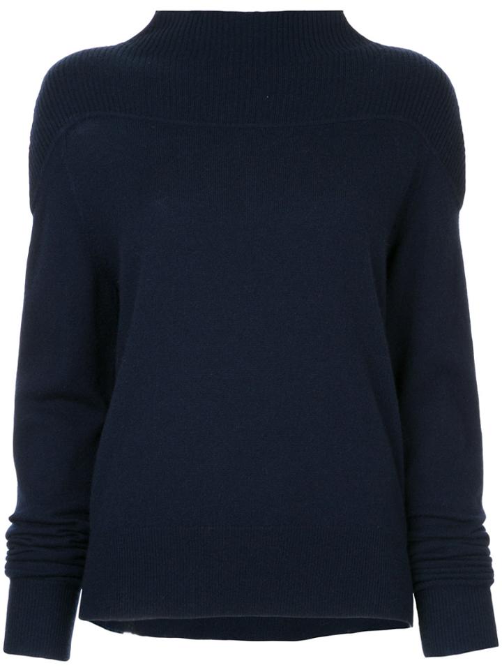Christopher Esber Ribbed Turtleneck Sweater - Blue