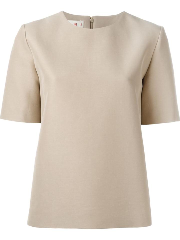 Marni Boxy Short Sleeve Top