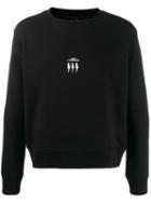 Neil Barrett Crew Neck Logo Sweater - Black
