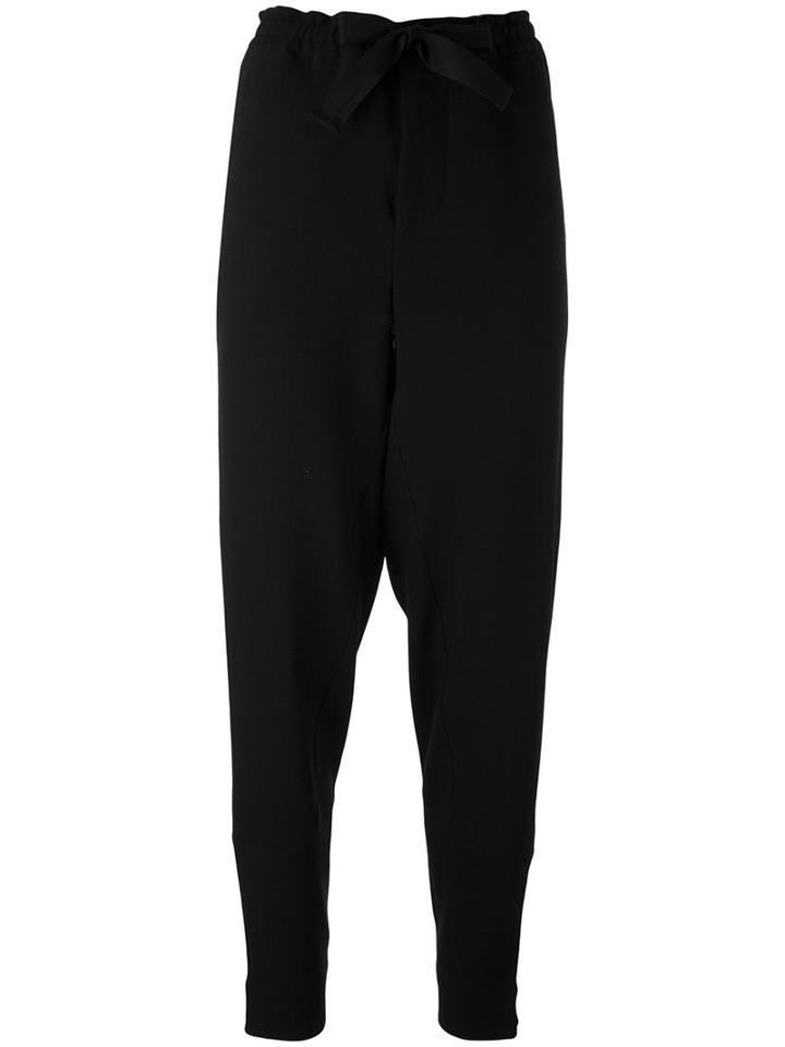 Marni - Track Trousers - Women - Polyester/acetate - 42, Black, Polyester/acetate