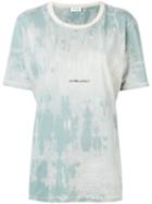 Saint Laurent Rive Gauche Tie-dye T-shirt - Blue