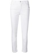 Twin-set Skinny Cropped Trousers - White
