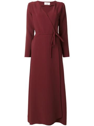 Daniela Pancheri Wrap Dress - Red