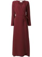 Daniela Pancheri Wrap Dress - Red