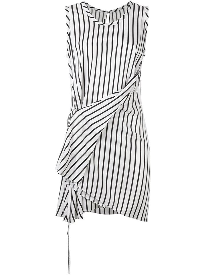 Mcq Alexander Mcqueen Knot Drape Dress, Women's, Size: 42, White, Viscose