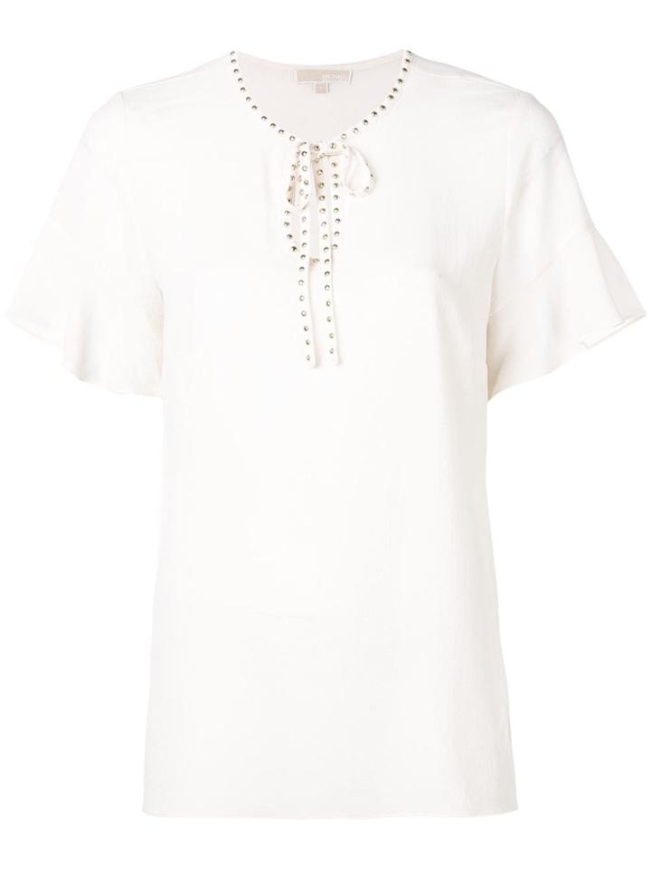 Michael Michael Kors Loose Fit Blouse - Neutrals