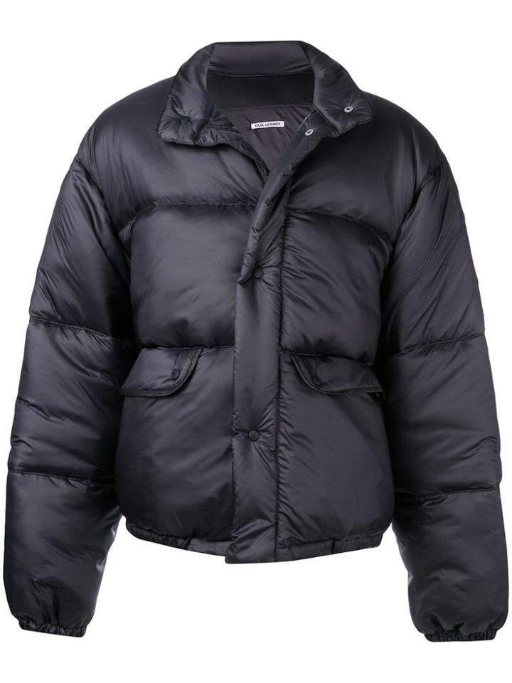 Our Legacy Oversized Padded Jacket - Black