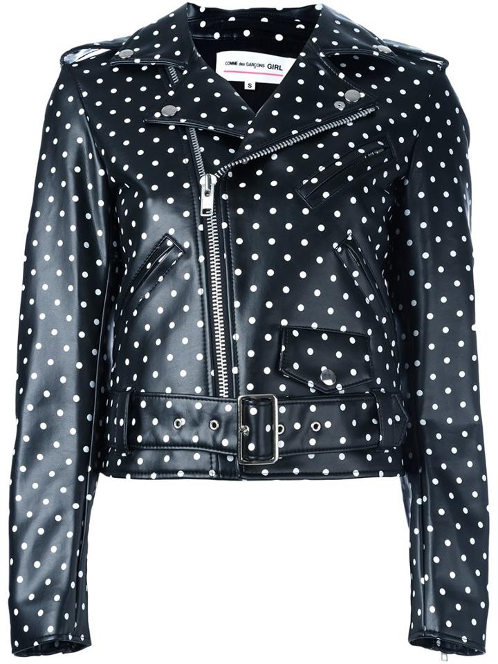 Comme Des Garçons Girl Polka Dots Biker Jacket