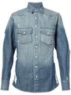 Dolce & Gabbana Gold Fit Poplin Shirt - Blue