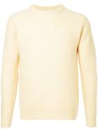 Estnation Crew Neck Jumper - Yellow & Orange