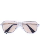 Kuboraum Aviator Frame Sunglasses - Grey