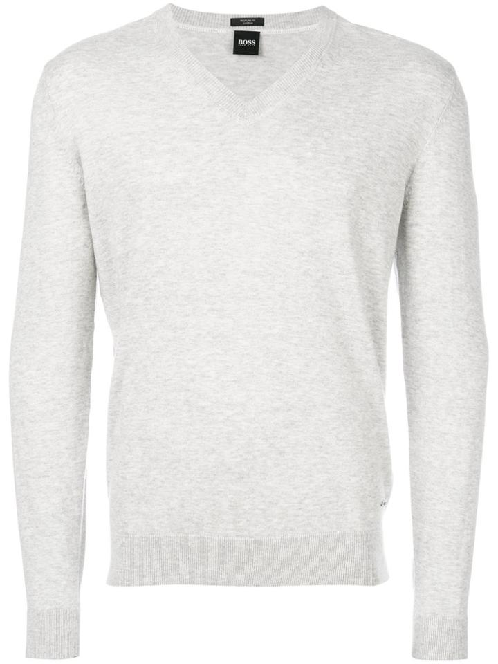 Boss Hugo Boss Long Sleeved Sweatshirt - Grey