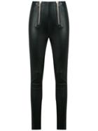 Talie Nk - Leather Skinny Trousers - Women - Leather - 44, Women's, Black, Leather
