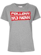 Red Valentino Follow Me Now T-shirt - Grey