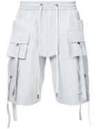 D.gnak Multi Pocket Shorts - White