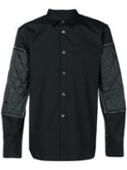 Comme Des Garçons Homme Plus Long-sleeve Fitted Shirt - Black