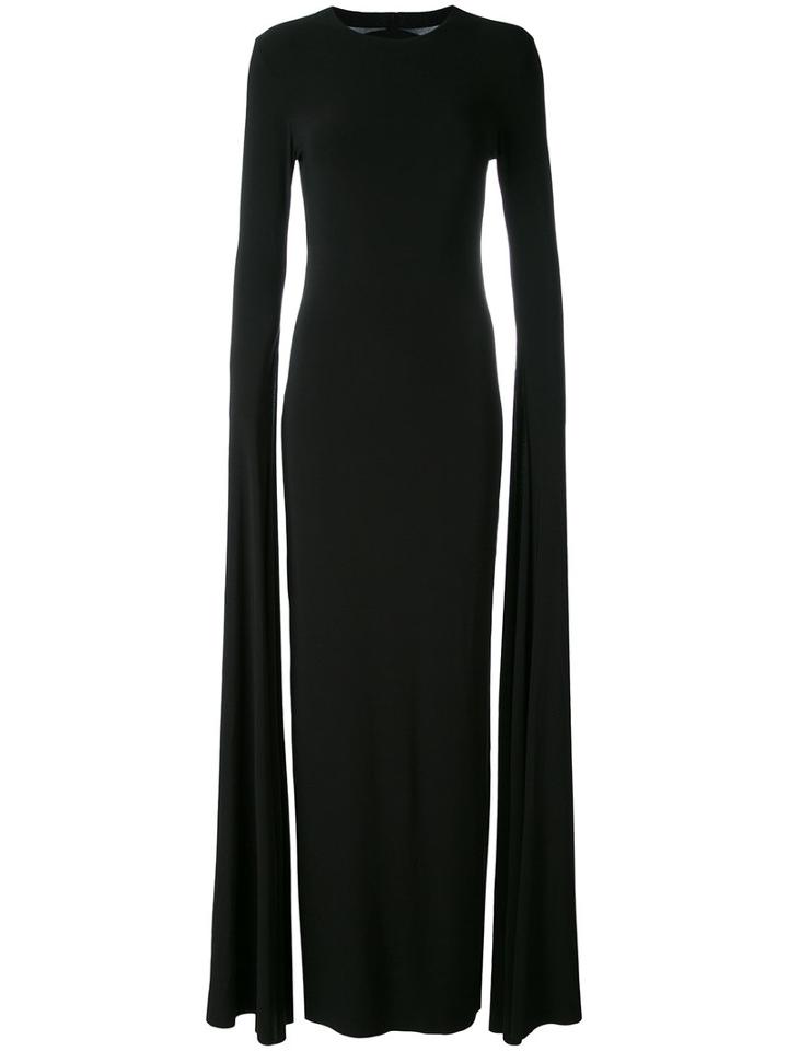Elongated Sleeve Dress - Women - Polyester - Xs, Black, Polyester, Norma Kamali