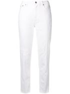 Dondup Straight-cut Distressed Jeans - White