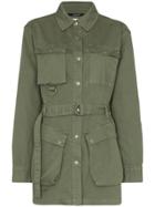 Ksubi Interlude Belted Cotton Mini Dress - Green