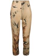 Jean Paul Gaultier Pre-owned Nature Print Cropped Leggings - Neutrals