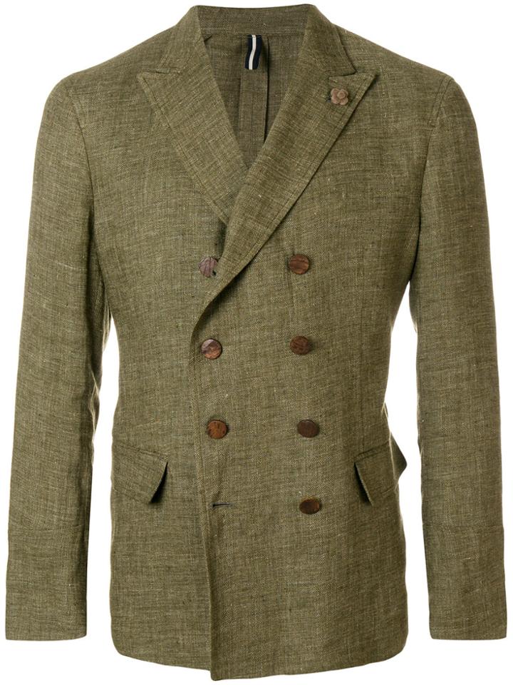 Lardini Double-breasted Jacket - Green