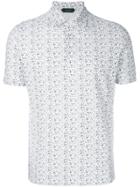 Zanone Floral-print Shirt - White