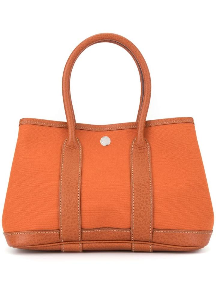 Hermès Pre-owned Garden Party Ttpm Mini Hand Bag - Orange