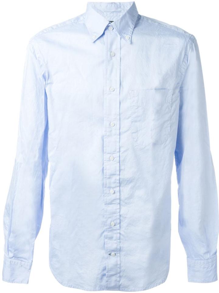 Gitman Vintage Zephyr Oxford Shirt, Men's, Size: S, Blue, Cotton