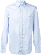 Gitman Vintage Zephyr Oxford Shirt, Men's, Size: S, Blue, Cotton